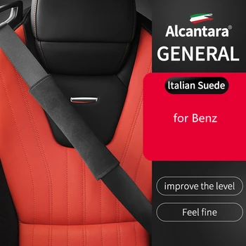 Mercedes-Benz GLA/GLB/GLE/GLC/AMG/A/B/E/S klasė Alcantara verstos saugos diržų pečių dangtis