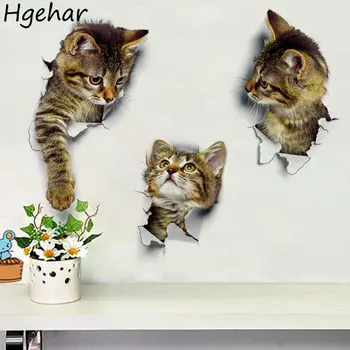 Cute Kačių Namų Dekoravimo Lipdukus 