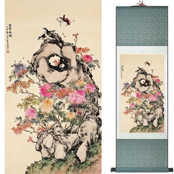 Gėlės tapybos Kinų tradicinė meno tapybos namų puošybai paintings20190817035