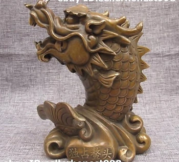 Kinijos senojo Bronzos, Vario dragon žuvų Feng shui Dekoro staue skulptūra