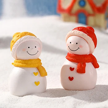 Lėlių Sniego Skara Miniatiūriniai Kalėdų Dekoro Ornamentą Micro Kraštovaizdžio Dekoras