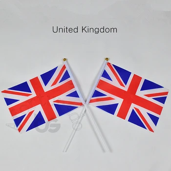Jungtinė karalystė Jungtinės Karalystės vėliavos Banner 14*21cm vertus garbanojimo Nacionalinės vėliavos Namų Puošybai vėliavos banner