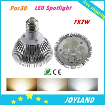 7X2W E27 LED Šviesos Par30 LED Lempos, Lemputės E27 Dėmesio šaltai Balta|Šiltai Balta 110V-240V