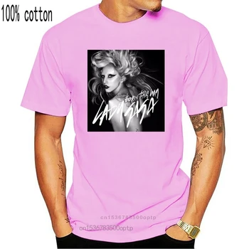 Lady Gaga T-shirt Gimė Šis Būdas S-2XL Print T Shirt Vasaros Stiliaus Karšto