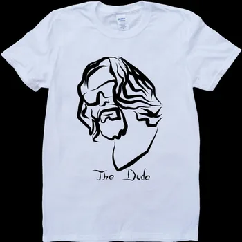 Naujas Mados Vasaros Homme Camisetas Tee Marškinėliai Hip-Hop Marškinėliai Dude Big Lebowski Balta Užsakymą Pagaminti Marškinėlius, Skaitmeninis Spausdinimas