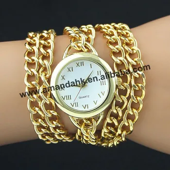 100vnt/daug mados aukso ženevos chian laikrodžiai karšto pardavimo lady lydinio žiūrėti mados naujų kvarco suknelė įvyniojimas aplink moterų riešo laikrodžiai