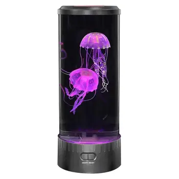 Vaikų Naktį Jellyfish Šviesos Lempa USB Powered Medūzos Bakas Akvariumas Led Lempos, Stalo, Namų, Naktiniai Atostogų Dovanų Lampara