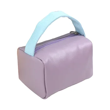 PU Nešiojamų makiažas maišelį korėjos versija, saldainiai spalvos, didelės talpos, aukšta išvaizda lygio tualeto reikmenų krepšys tualeto reikmenys organizatorius krepšys