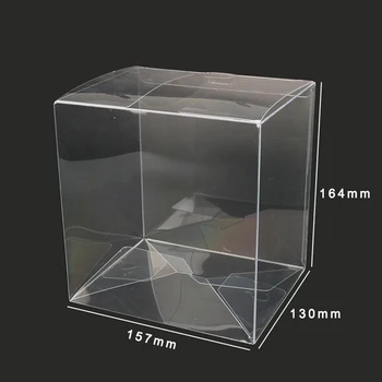 10VNT Skaidrus PET plastiko dangtelis Funko pop Deluxe Box Limited Edition saugojimo dėžutė
