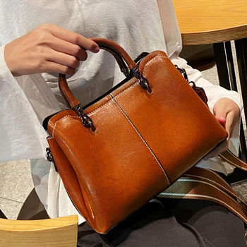 100% odinis prabanga ponios rankinėje ponios odos pečių maišą klasikinė aukštos kokybės odinis krepšys