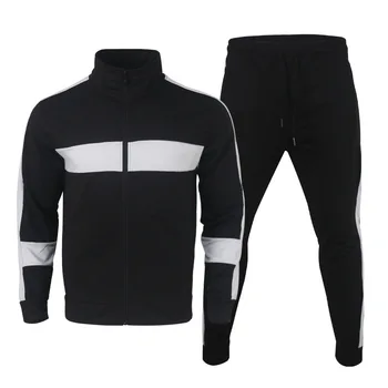 Pavasarį ir rudenį vyriški laisvalaikio sporto kostiumas susiuvimo megztinis vyriški sportiniai veikia kvėpuojantis kostiumas M-3XL