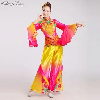 Rytietiškų šokių kostiumus moterims rytietiški kostiumai, tradicinė kinų liaudies šokių kinijos šokio kostiumai Q361