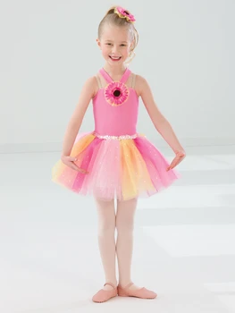 2018 Nauja Mergina, Baleto Šokių Suknelė Vaikų Šokių Kostiumas Vaikams Etape Proformance Šokių Konkurse Kostiumą Baleto Suknelė B-2388