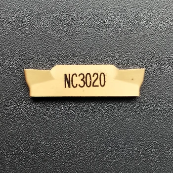 NC3020 MGMN300-M Įterpti 3.0 mm CNC Karbido Pjovimo Už MGEHR Griovelį Įstatykite Tekinimo MGMN300-V Priemonę 10vnt Aliuminio