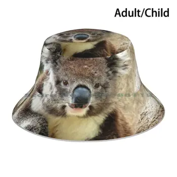 Koala Kibiro Kepurę Nuo Saulės Bžūp Koala, Australijos Cleland Sulankstomas Lauko Žvejys Skrybėlę