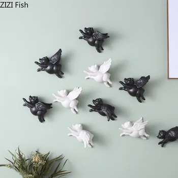 Mielas keramikos modeliavimas gyvūnų Fone sienų apdaila Sienos kabo Vaikų kambario baldai Plaukioja kiaulių Namų Puošybai