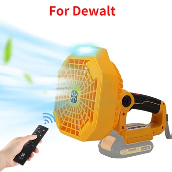 Nešiojamų Belaidžius Ventiliatorius su LED Žibintai Makita/Bosch/Dewalt/Milvokio 